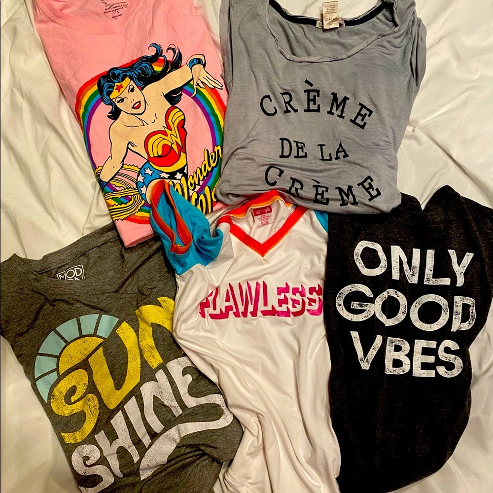 Bunch of T shirts